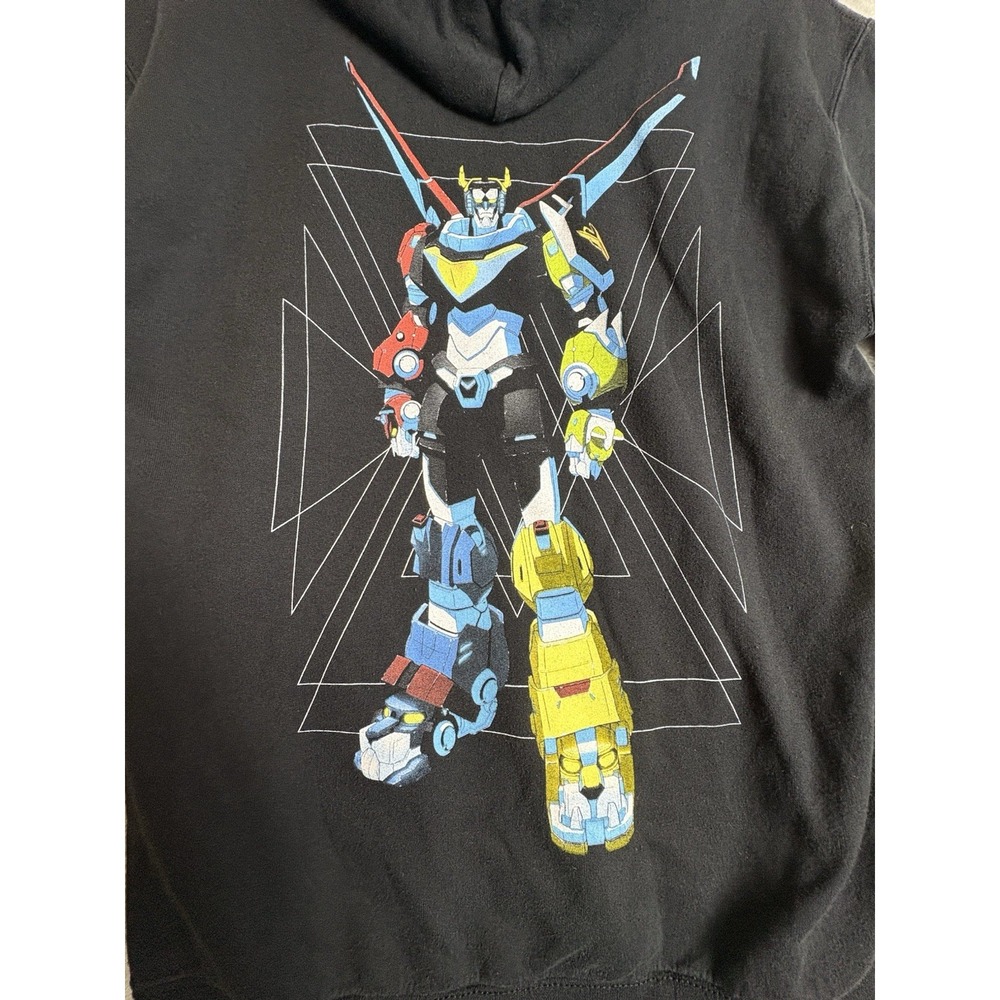 VOLTRON Legendary Defender Hoodie Black Pullover Adult Size Small - Picture 5 of 16